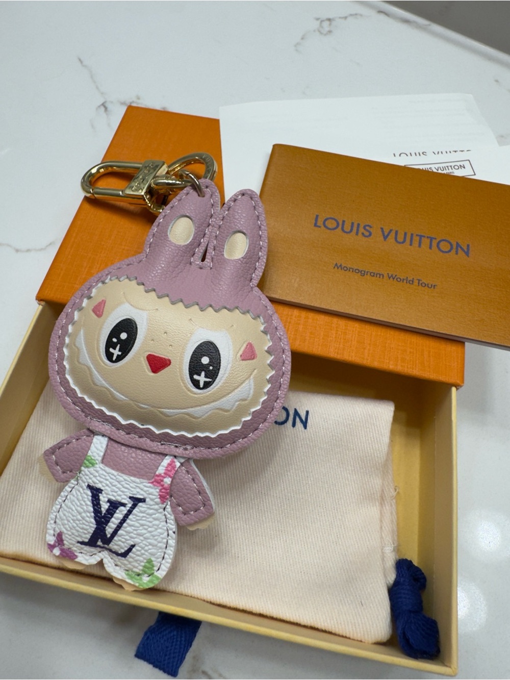 LV Labubu Keychain